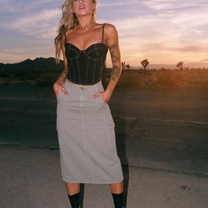 Princess Polly Jacko Midi Cargo Skirt